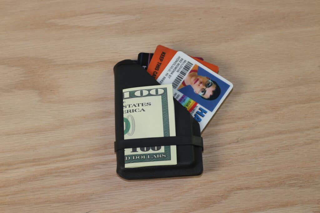 Black Card Keeper Minimalist Wallet Tactical Gear Lines