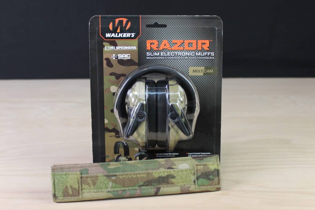 Multicam Walker Electronic Ear Protection With Ear Protection Cover