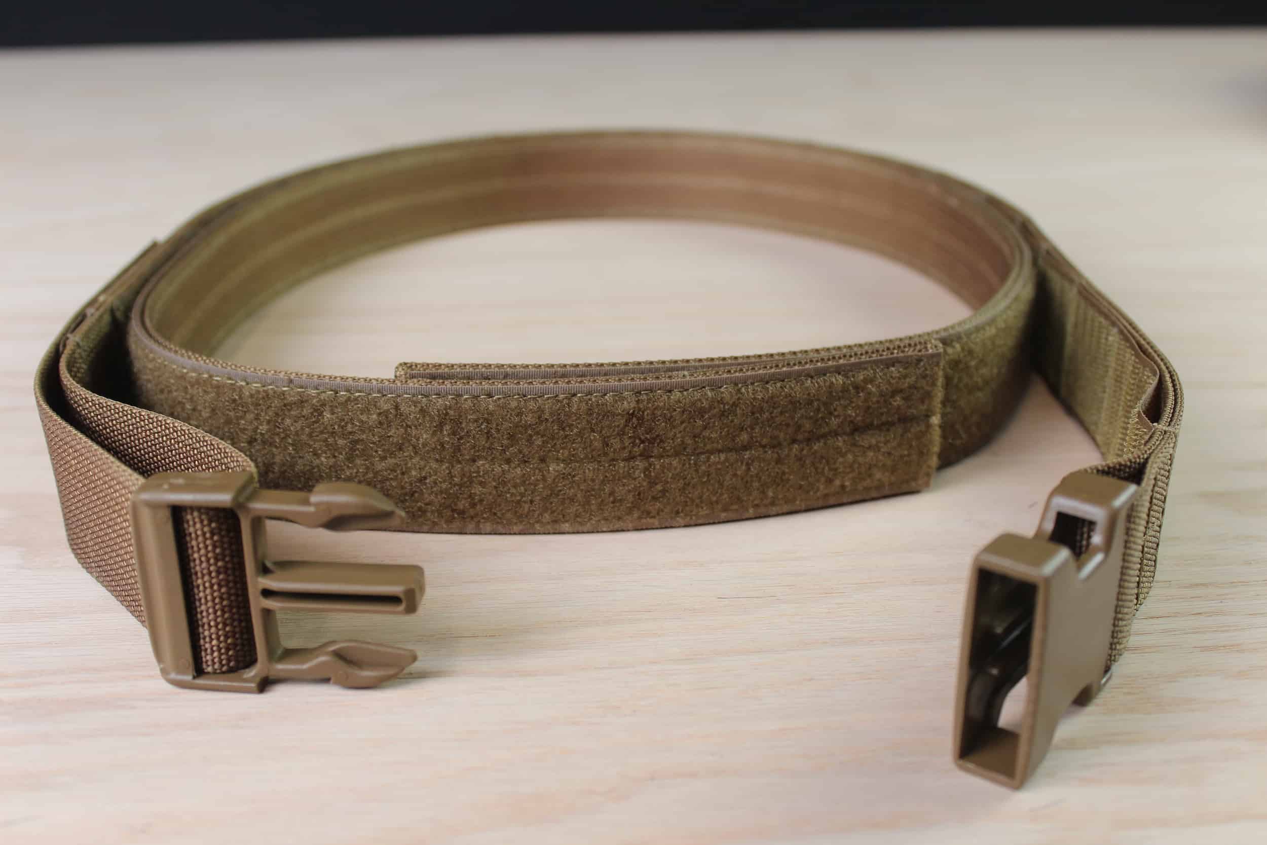 Coyote Brown Strike Belt Double Belt System Tactical Gear Lines