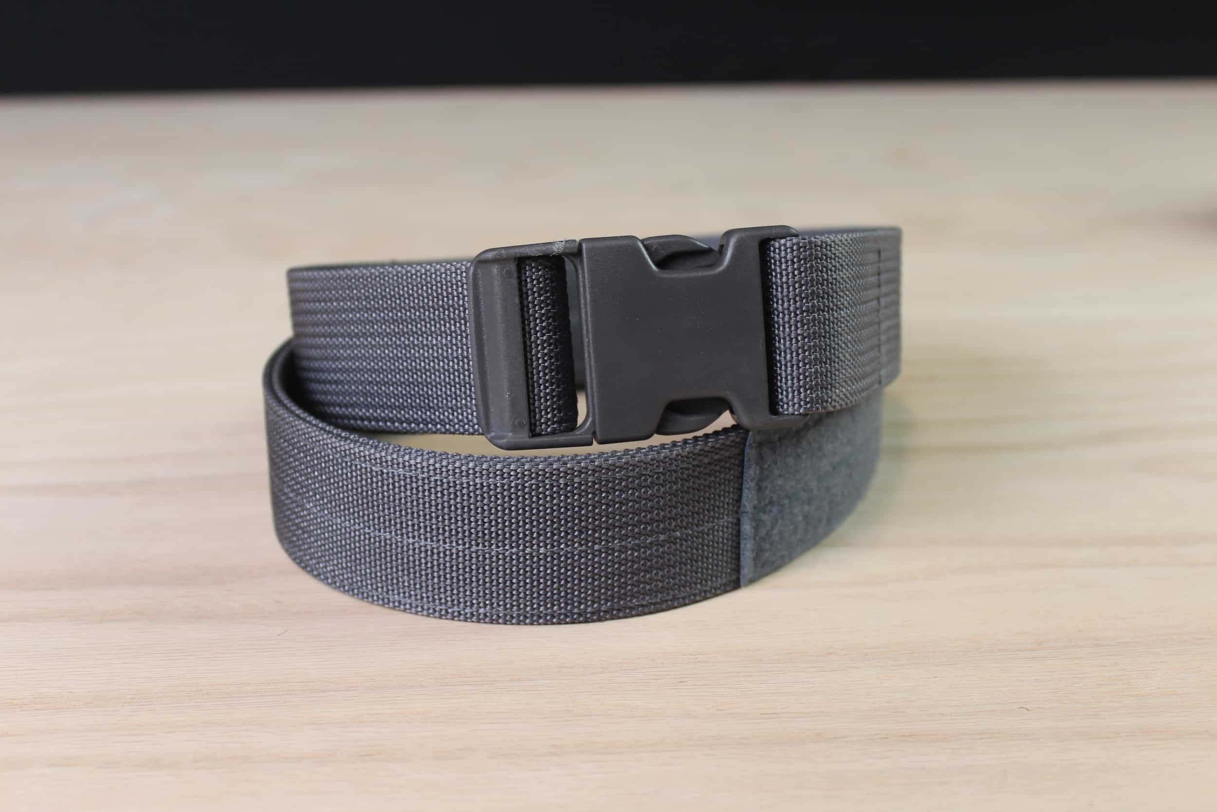 Gray Sturdy Gun Belt Every Day Carry, Nylon Gun Belt Tactical Gear