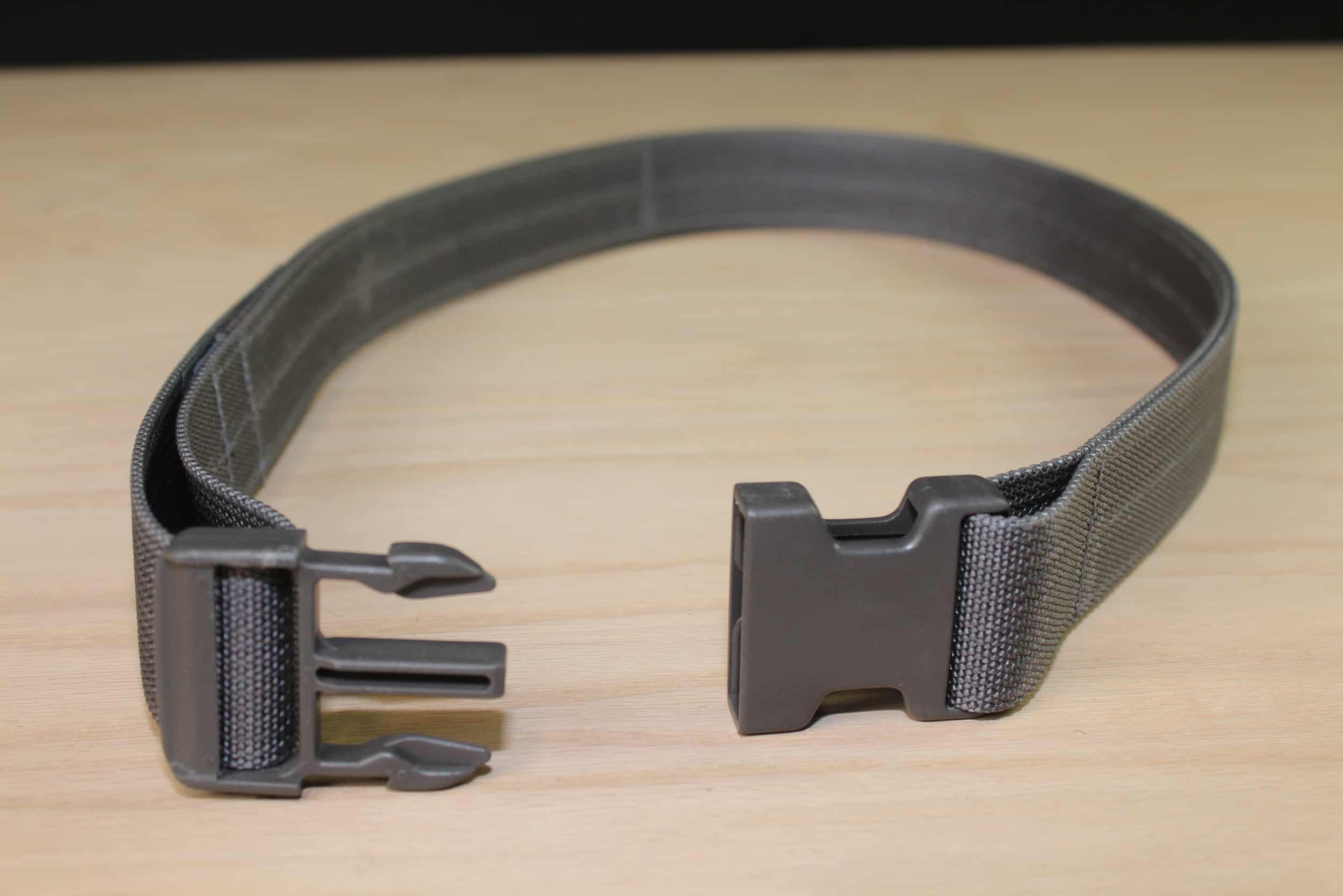 Gray Sturdy Gun Belt Every Day Carry, Nylon Gun Belt Tactical Gear