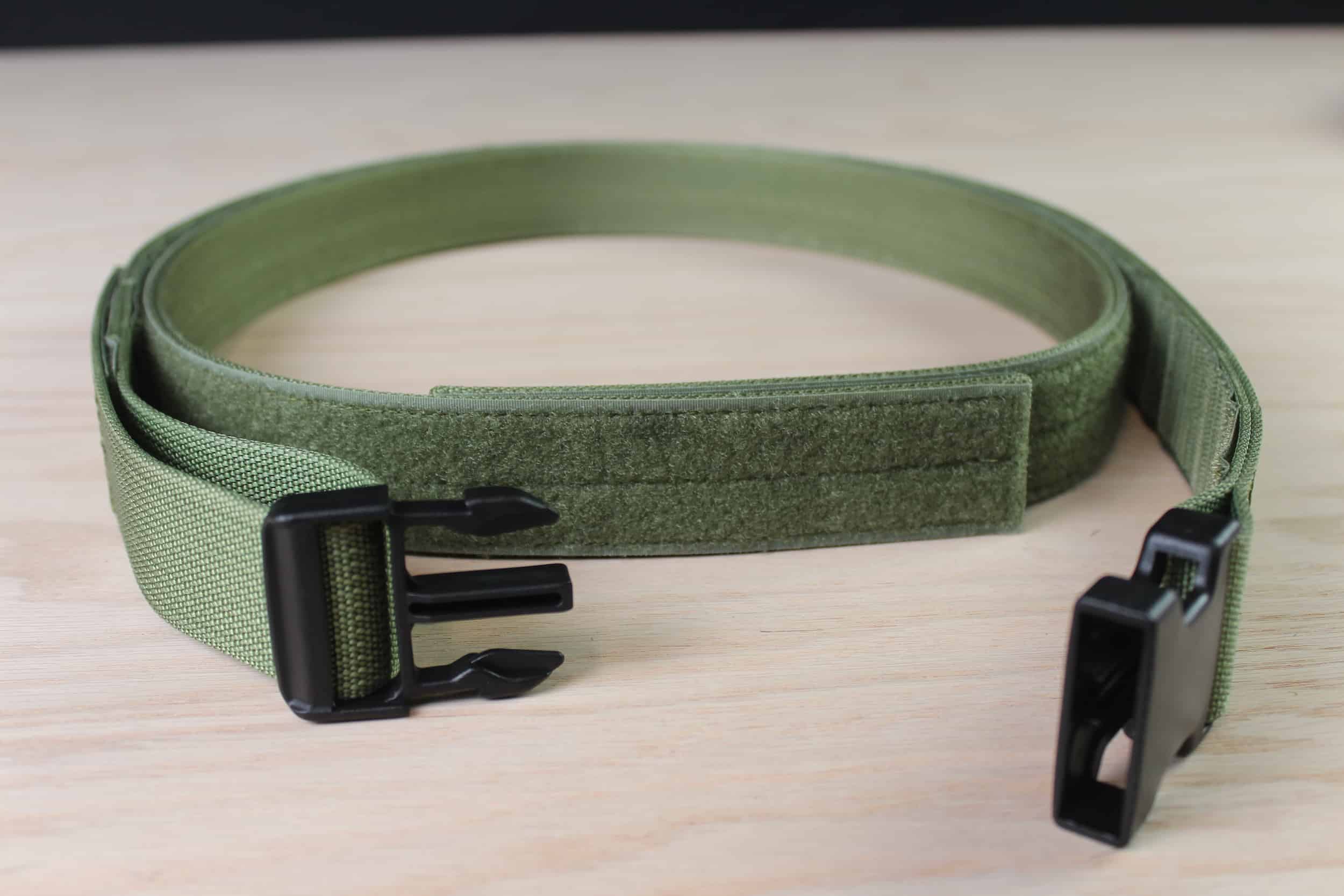 Olive Drab Green Strike Belt - Double Belt System 
